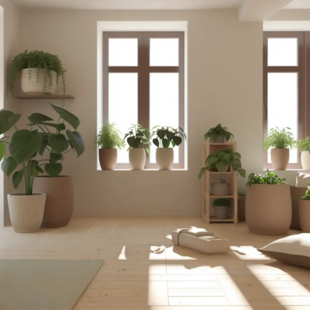 Przytulne mieszkanie z zielonymi roślinami IndoorPlantPL w naturalnej aranżacji