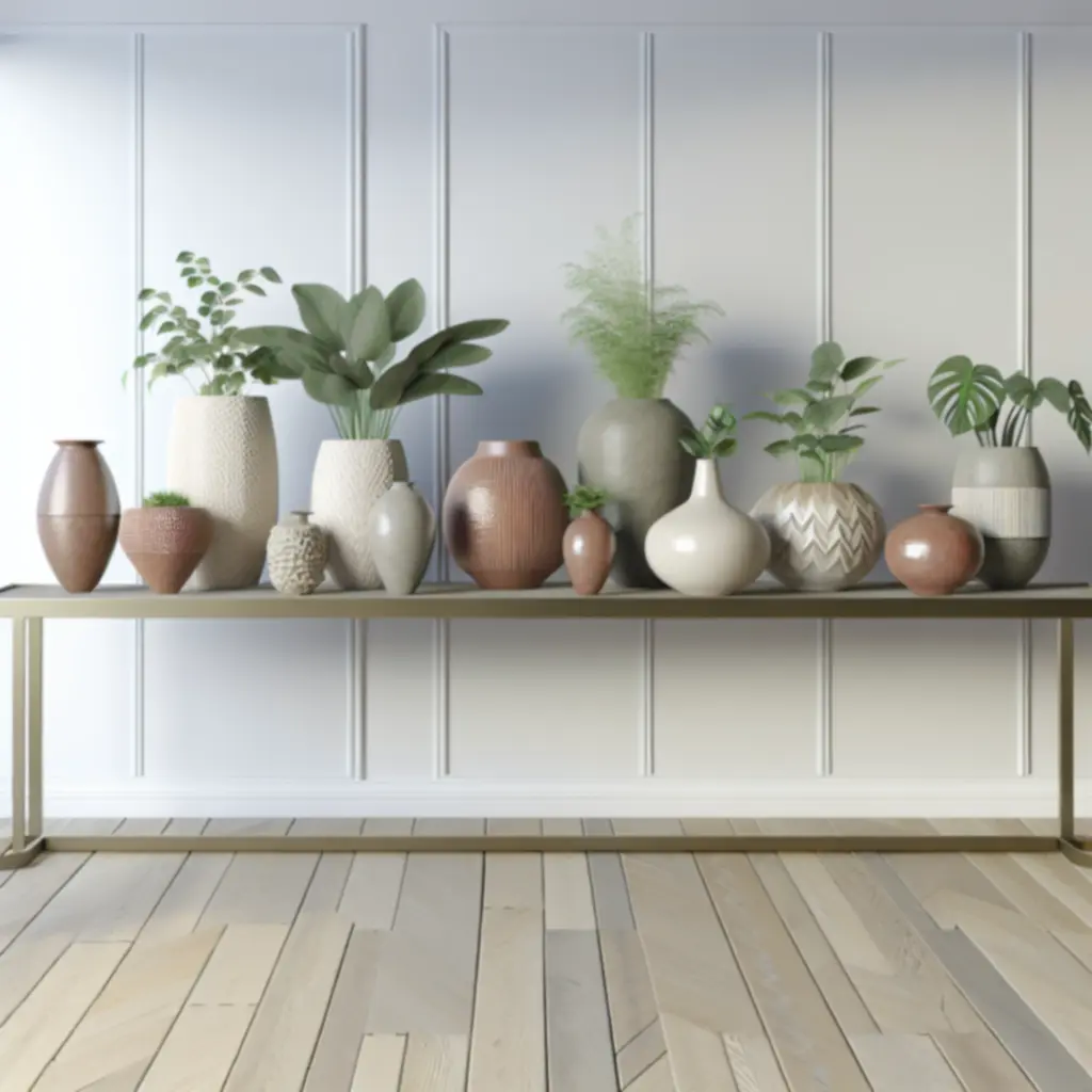 Eleganckie ceramiczne donice w naturalnych odcieniach